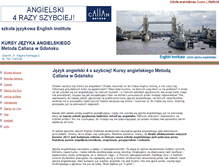 Tablet Screenshot of englishinstitute.pl